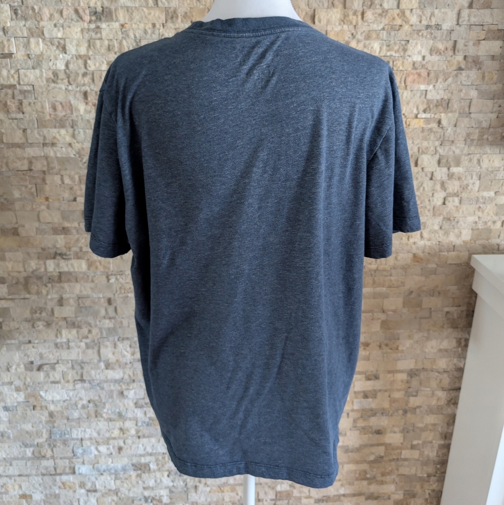 Nike Men's Dri-FIT Heathered Blue Training T-Shirt Short Sleeve Sz L Activewear image 4